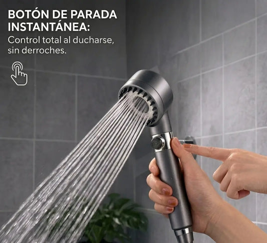 AQUAFORCE™ Cabezal de Ducha Alta Presión con Filtro Integrado