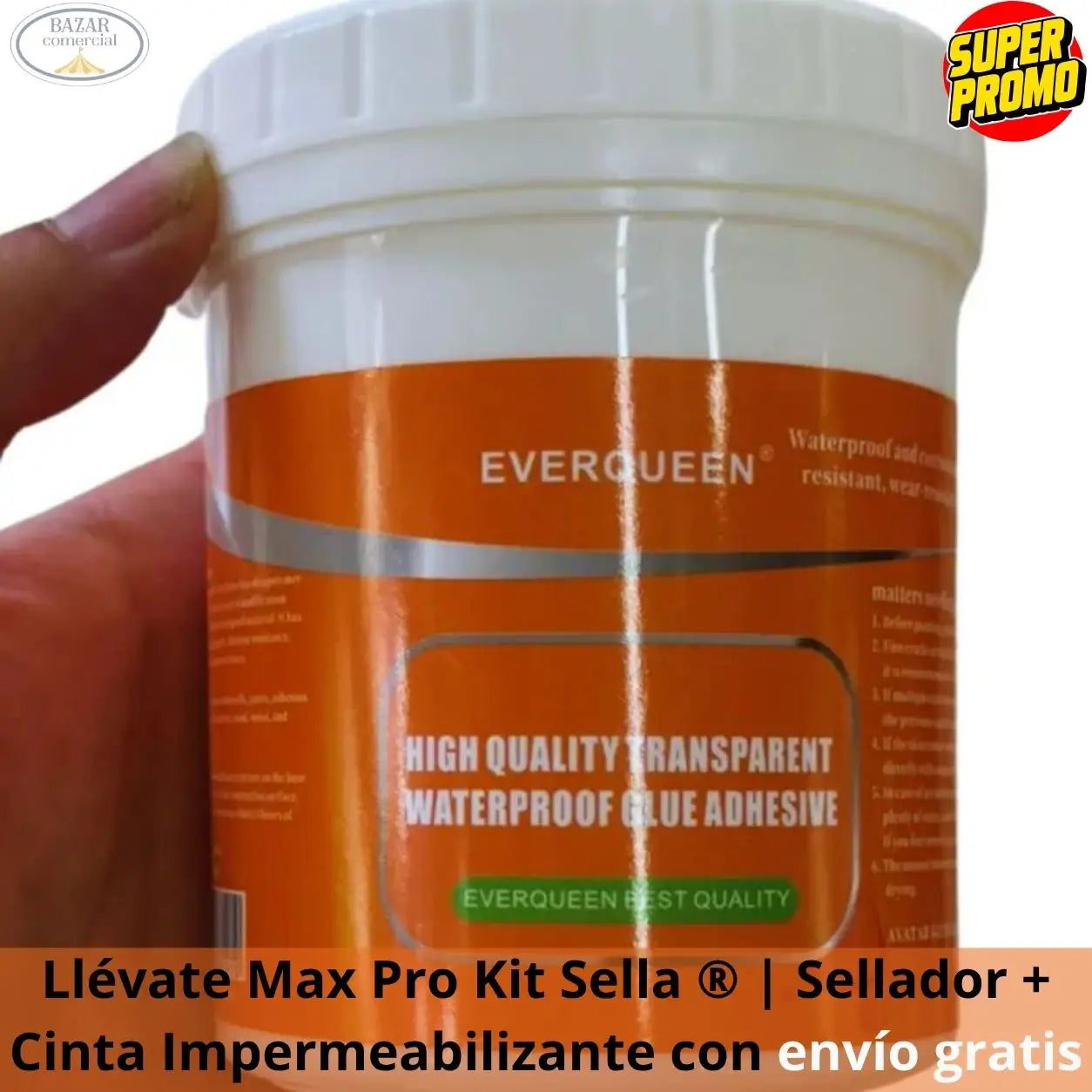 Max Pro Kit Sella ® | Sellador + Cinta Impermeabilizante
