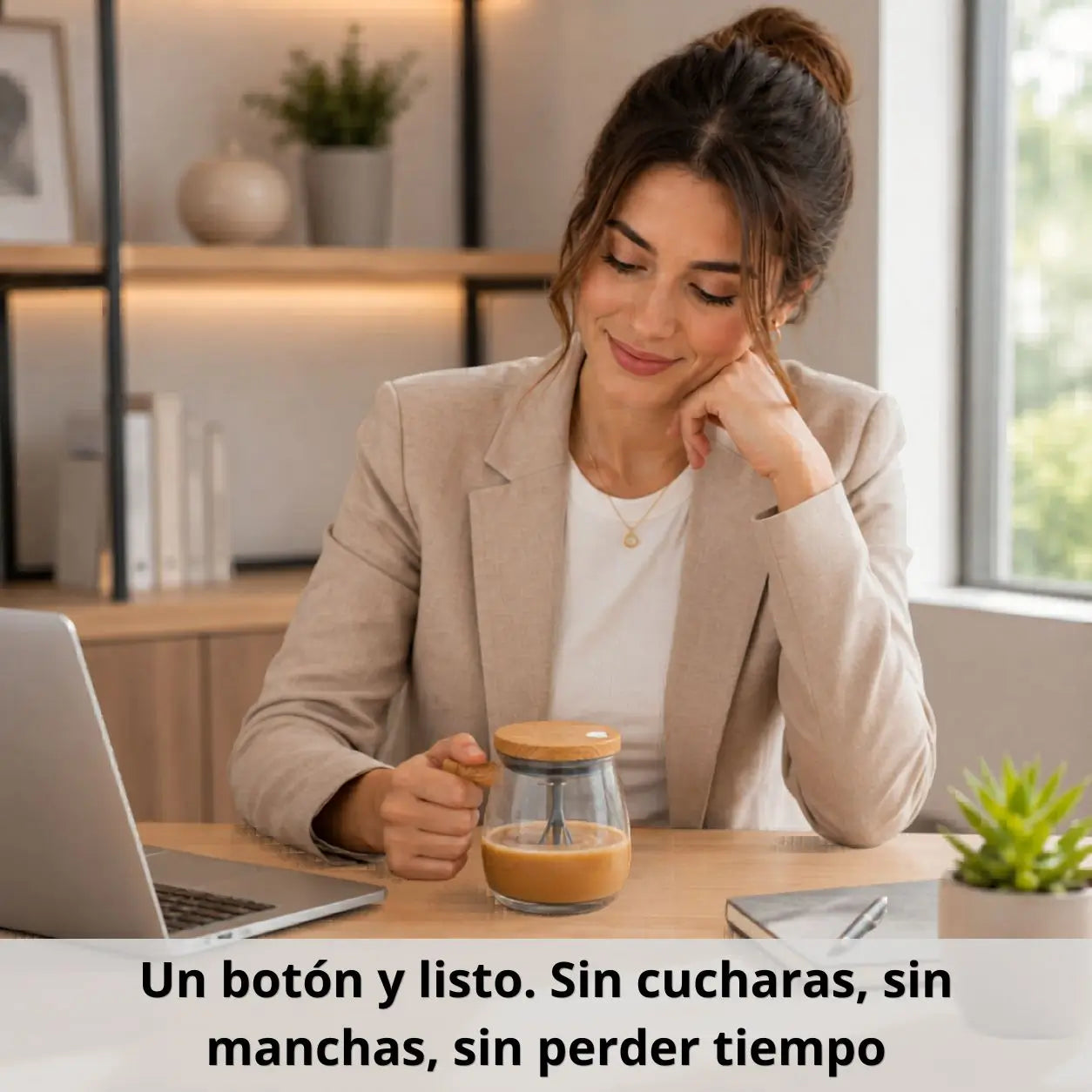 MixCup® - Taza Autoagitadora Portátil, Automática y Sin Esfuerzo