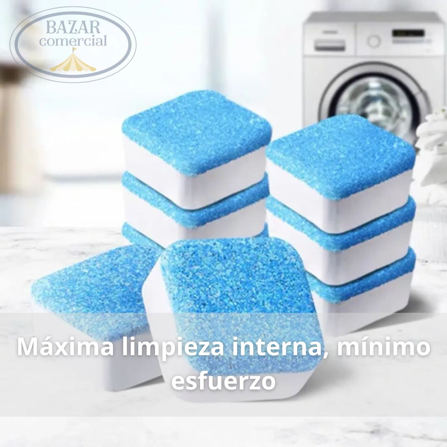 Pastillas de limpieza para lavadora