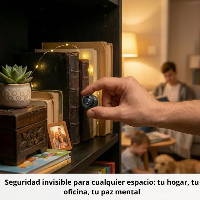 Mini Cámara Espía Oculta Inteligente® - Discreta e Inalámbrica con WiFi