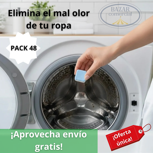 Pastillas de limpieza para lavadora