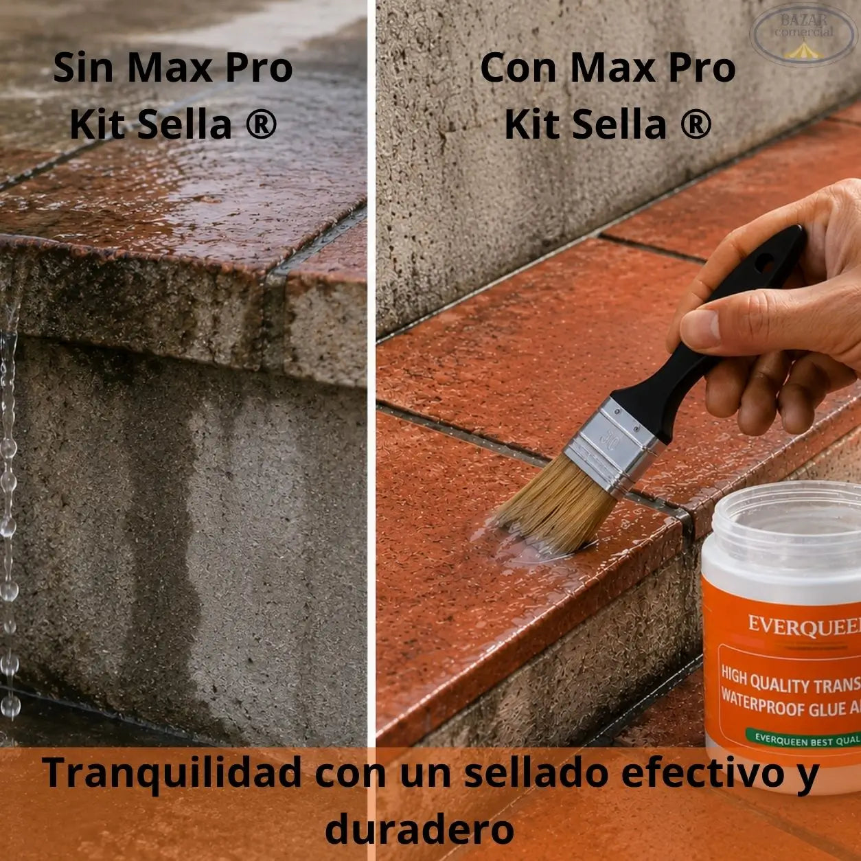 Max Pro Kit Sella ® | Sellador + Cinta Impermeabilizante